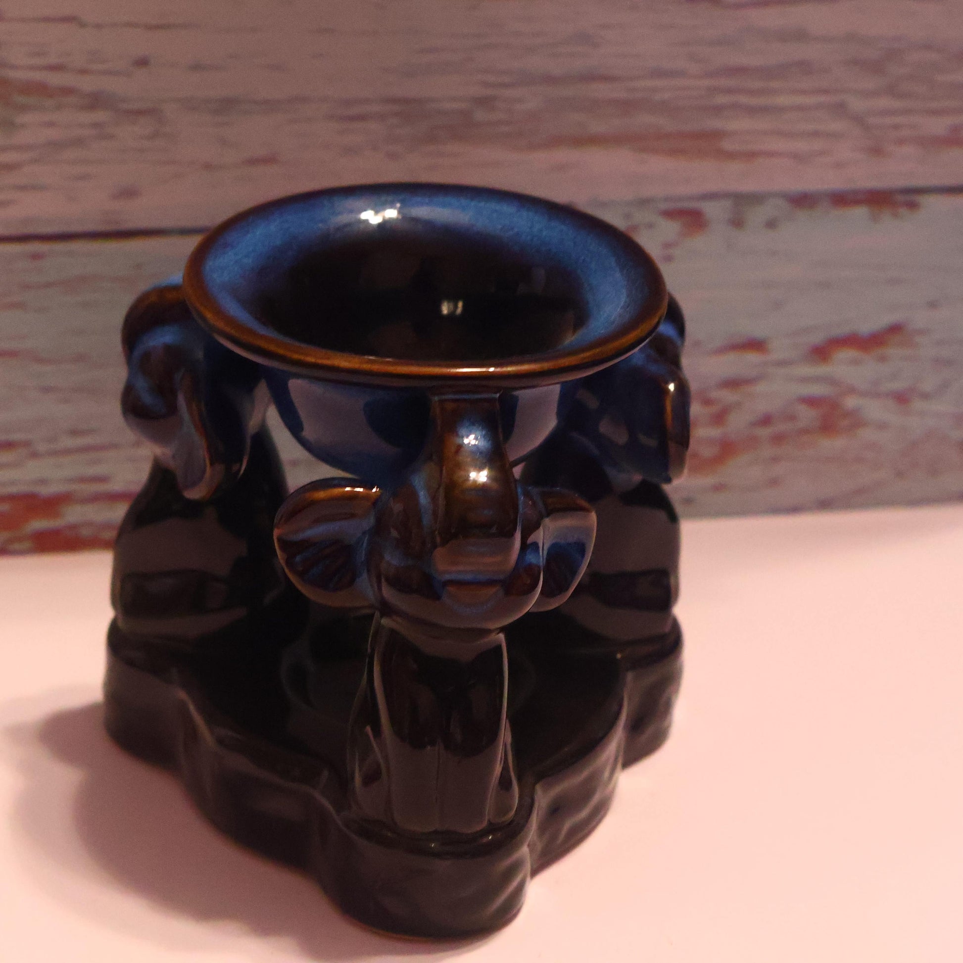 Black Ceramic Oil Burner - Medium